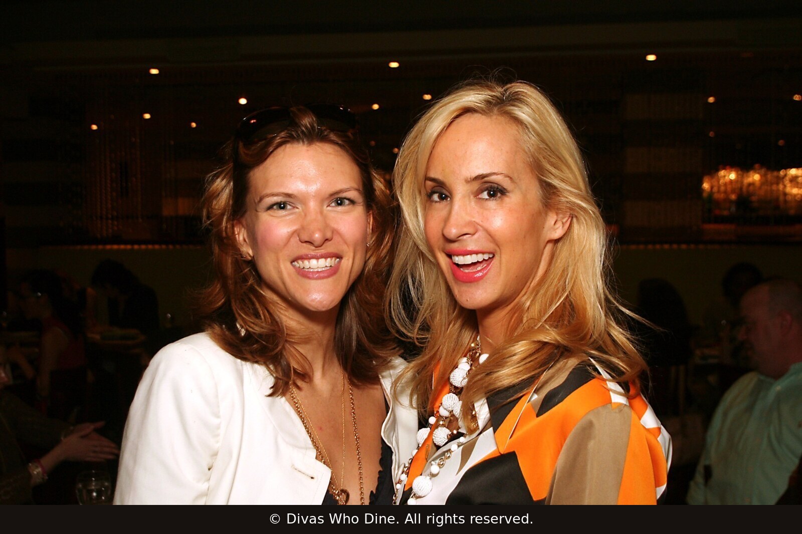 Two Original Divas smiling together at a New York City gathering in June 2006